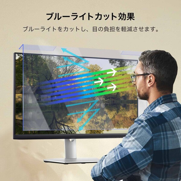 Lifeinnotech 汎用 フィルター imac21.5インチ imac24インチ 23インチ 23.6インチ 23.8インチ 24インチ 用 ブルーライトカット フィルター 液晶保護 プロテクター_5