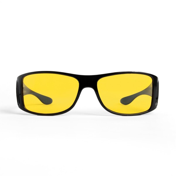 PCメガネ (IUSOT) Twilights Elite - Lentes protectores para bloqueo de luz LED, fluorescente y pantallas electr?nicas (envolventes, Amarillo)