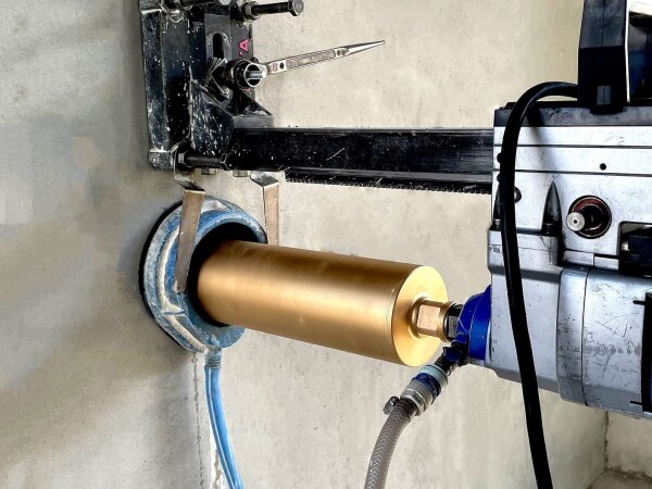 Aロットネジ (130[ファイ]) (130mm) 薄刃 一本物コアビット 有効長420L ライフ重視コアビット 国産 エココア ECO-CORE_5