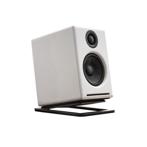 Audioengine A2+ Next Gen ホームミュージックシステム with Bluetooth aptX-HD、PCスピーカー for 音楽愛好家、ゲーマー (ハイグロスホワイト)_2
