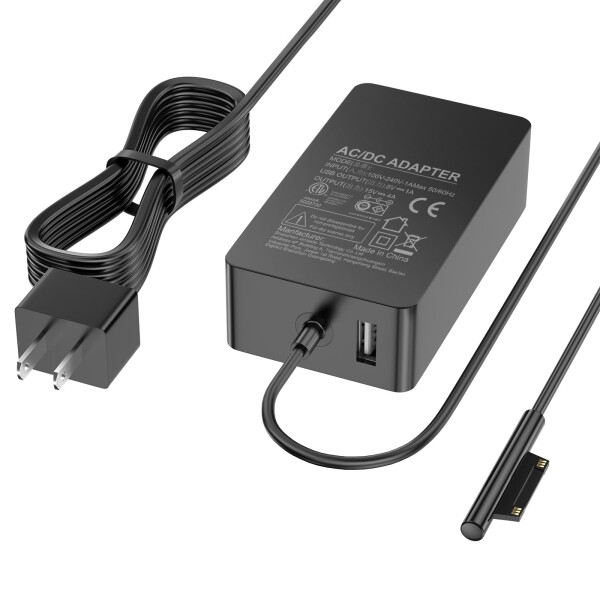 Solopen 対応Surface 充電器 65W 対応Pro3/Pro4/Pro5/Pro6/Pro7 互換