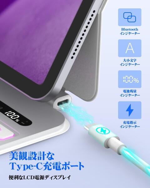 BETTDOW マジックキーボード 2025 iPad Air7 13inch(M3)&2024 Air6(M2