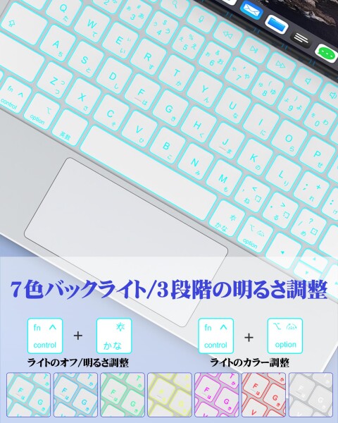 BETTDOW マジックキーボード 2025 iPad Air第7世代(M3)&2024 Air6(M2) 11inch対応磁気キーボードケース 金属パネル 軽量 iPad Pro 11第1/2/3/4世代/iPad Air第4/5/6/7世代通用 トラックパッド付きケース 高感度_6