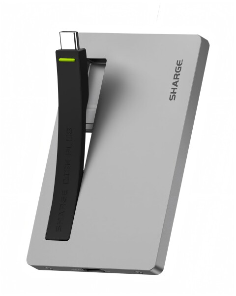SHARGE Disk Plus SSDエンクロージャー M.2 NVMe対応 外付けケース USB-C 3.2 Gen2 10Gbps高速転送 2230/2242/2280対応 ケーブル内蔵 デュアルポート Xbox/Switch/PS5/iPhone/PC対応 写真編集/ゲーム/外出にも最適