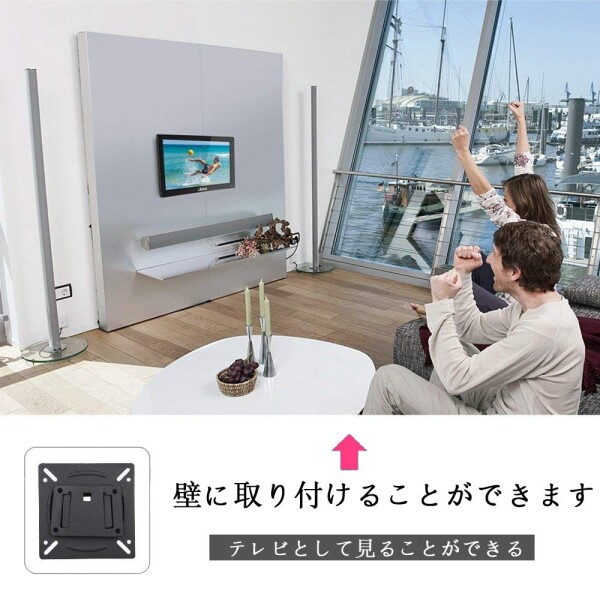 19インチ ワイドスクリーン HDMI HDモバイルモニター LCD 監視カメラ CCTVカメラ PCモニター AV/VGA/BNC/USB入力 内蔵の デュアルスピーカー 日本語がある_4