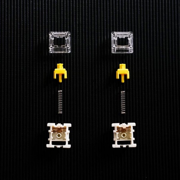 Gateron Pro Switch G PRO Yellow 3.0,3ピンスイッチ予備潤滑RGBイエロー-レッド-ブラウンMXメカニカルキーボード（108個Pro 3.0イエロー）_3