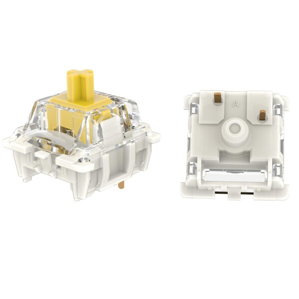 Gateron Pro Switch G PRO Yellow 3.0,3ピンスイッチ予備潤滑RGBイエロー-レッド-ブラウンMXメカニカルキーボード（108個Pro 3.0イエロー）_7