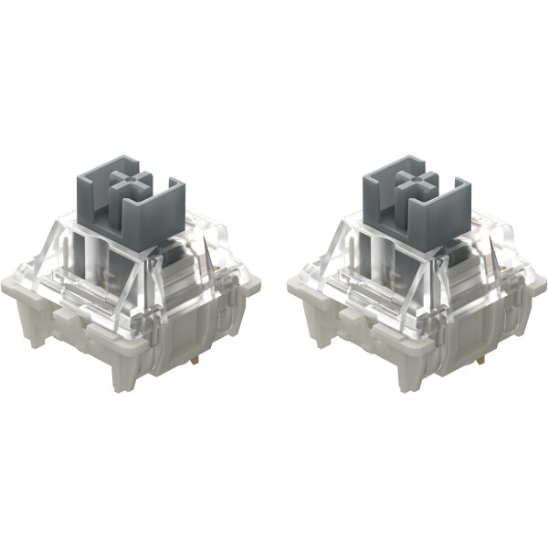 Gateron Pro Switch 3ピン プレ潤滑 RGB イエロー レッド ブラウン 互換 MX メカニカルキーボード (108pcs シルバー)