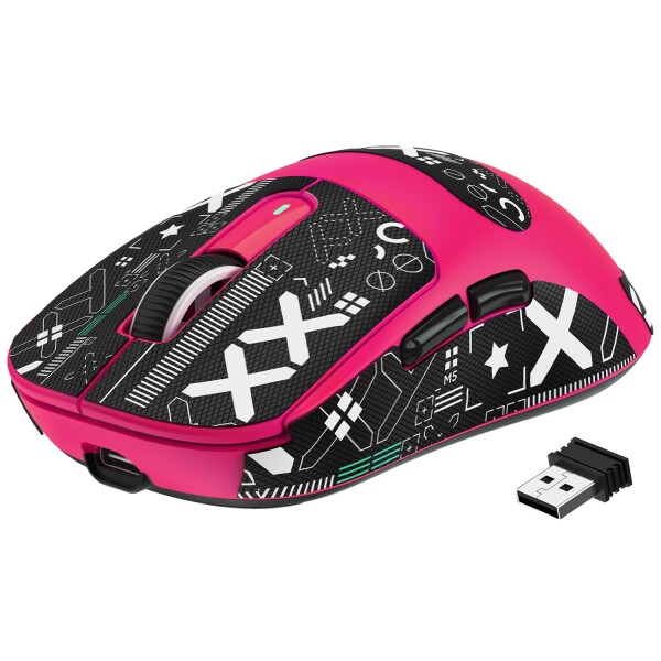 A.JAZZ x ATTACK SHARK X3 超軽量化マウス49g ゲーミングマウス ワイヤレス2.4G/Bluetooth/有線USB接続 Optical Sensor PAW3395センサー 最大26000DPI 人間工学デザイン 五つのボタン E-sports & FPS用 XP/Windows/MAC/An