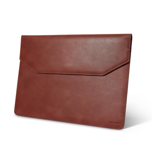 Kronemar 16 インチ 本革 ノートパソコンケース MacBook Pro M3/M2/M1対応 ブラウン