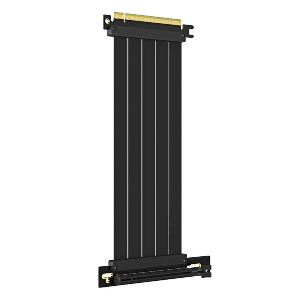 GLOTRENDS 250mm PCIe 4.0 X16ライザケーブル 垂直90度 GPU マウント用 PCI-E Gen4対応 32GB/s速度