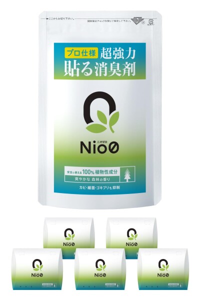 貼る消臭剤 業務用 超強力森林の香り 5個入り｜Nio0 ニオゼロ