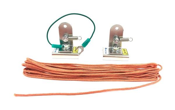 日工テクノ ベキスタット（自己放電式除電紐）(BRD8-OR) + Neoブラケット(NH20) セット