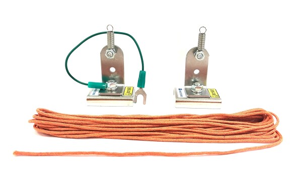 日工テクノ ベキスタット（自己放電式除電紐）(BRD8-OR) + Neoブラケット(NV) セット