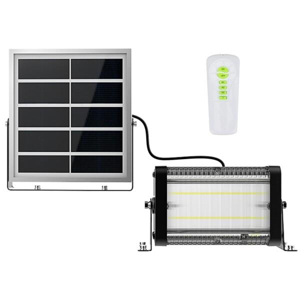 grecare ソーラーライト 屋外 投光器 看板ライト 3000lm Li-ion電池 28.86Wh 長時間点灯IP65防水 電球色 昼光色 2色切替 重耐塩形 耐風速 耐衝撃 夜間自動点灯 街灯 駐車場灯 作業灯 常夜灯 防災・
