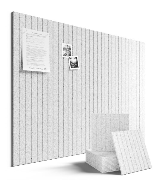 「壁に貼る 大判掲示板 90×120cm 12 枚セット」Fluxynara コルクボード代替品 フェルトボード DIY 掲示板 オフィス・家庭用 おしゃれな飾り物 強力シール 70 枚付き - マーブルホワイト