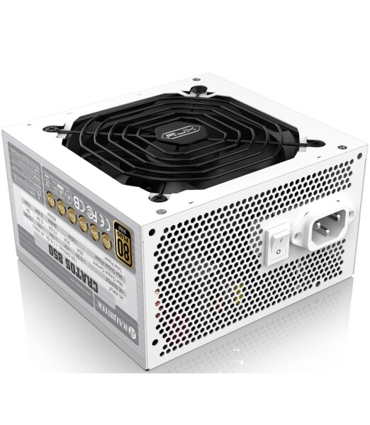 RAIJINTEK CRATOS 850 WHITE 電源ユニット ATX3.0/3.1対応 80PLUS Gold 認証 850W Full Modular (0R30B00008)