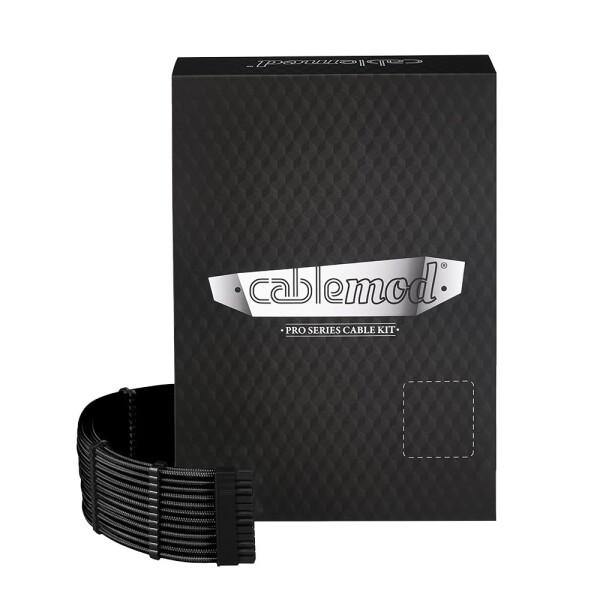 CableMod RT-Series Pro ModMesh Sleeved 12VHPWR StealthSense Dual Cable Kit for ASUS/Seasonic/Phanteks (Black)