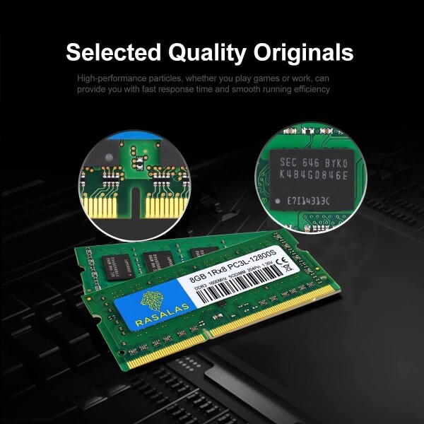 16GBノートPC用 メモリPC3L-12800S 8GB×2 枚 1Rx8 DDR3L 1600MHz SODIMM CL11 204Pin Non-ECC 電圧1.35V RAM_4