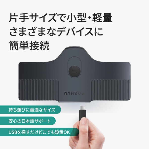 MAXHUB 180度広角WEBカメラII webカメラ 180度 4K 1200万画素 広角 会議 ウェブカメラ デュアルマイク内蔵 6つの画面レイアウト 自動追跡機能 UCM31_5