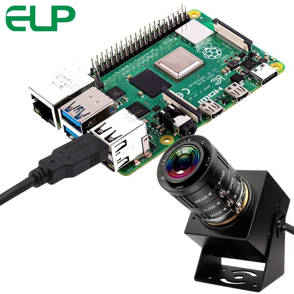 ELP 1080P 120fps マニュアルズームウェブカメラ1200万画素3.6-10mm可変焦点Webかめらコンピューター用12MP高速UVC USB2.0 PCカメラデスクトップコンピューター用産業用セキュリティカメラ3倍ズー_6