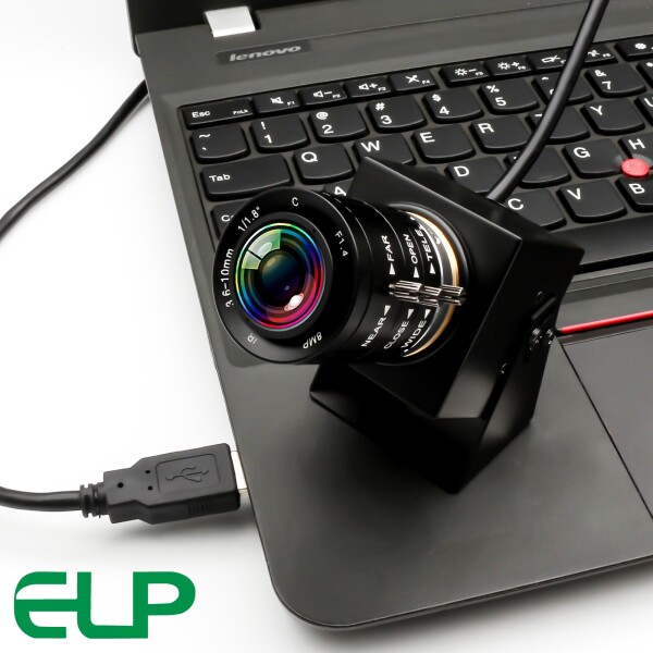 ELP 1080P 120fps マニュアルズームウェブカメラ1200万画素3.6-10mm可変焦点Webかめらコンピューター用12MP高速UVC USB2.0 PCカメラデスクトップコンピューター用産業用セキュリティカメラ3倍ズー_7