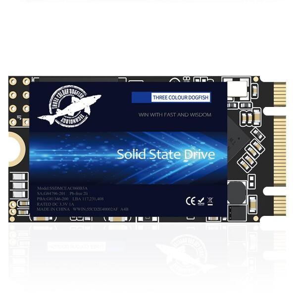Dogfish SSD M.2 2242 2TB NGFF SATA iii b+m Key 6Gb/s 3D NAND TLC 内蔵 SSD 高速 低発熱 低消費電力, PC/ノートパソコン/ウルトラブック適用 5年保証 (type2242 m.2 ssd 2tb)