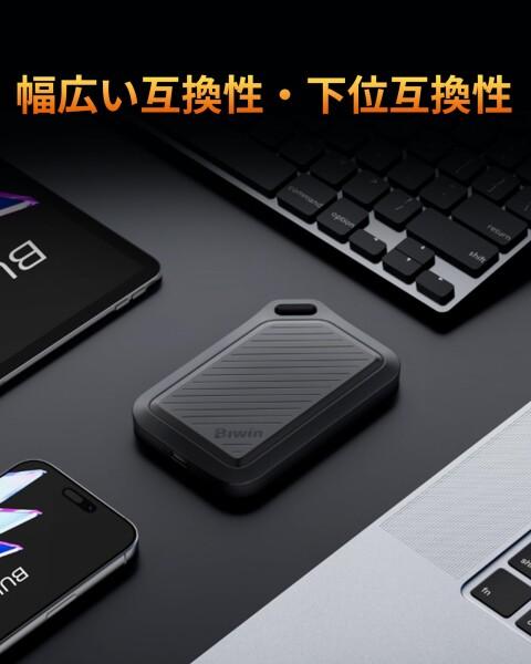 Biwin Amber 外付けSSD 4TB PR2000 USB3.2 Gen2x2 最大読出2000MB/s
