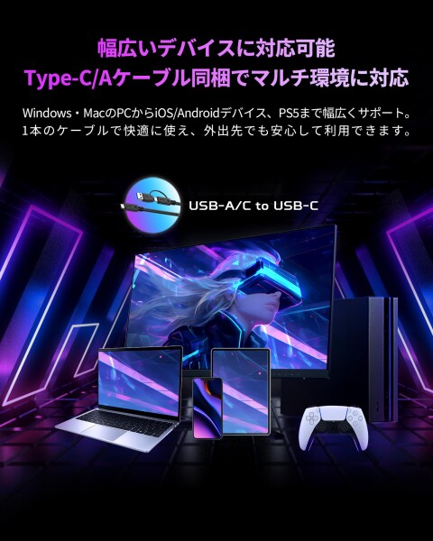 Acer Predator 外付けSSD 2TB GP30 USB3.2 Gen2x2 最大読出2000MB/s