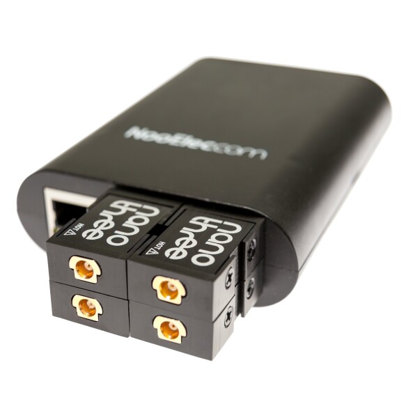 Nooelec NESDR Nano 3 - プレミアム小型RTL-SDR（アルミニウム製エンクロージャー付き）、0.5PPM TCXO、SMA＆MCX入力＆カスタムヒートシンク。 RTL2832UおよびR820T2ベースのソフトウェア無線_4