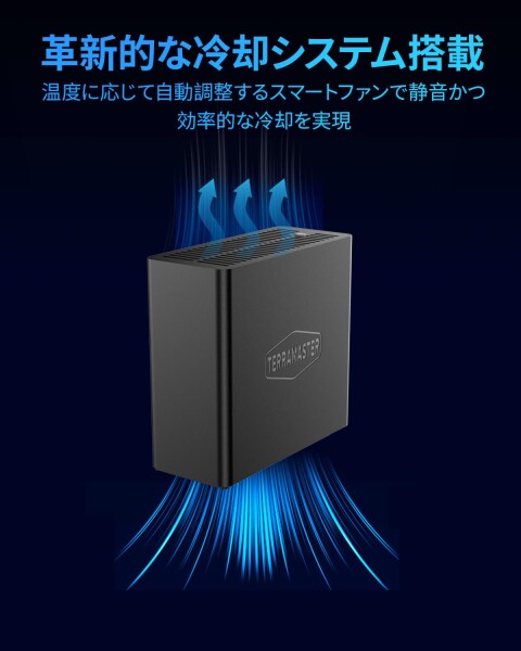 TERRAMASTER/F4 SSD/NASストレージ/4ベイ/オールSSD NASサーバー/N95クアッドコアCPU/8GB DDR5 RAM/5GbEポート/コンパクトサイズの高性能ネットワークストレージ/SSD付属なし_5