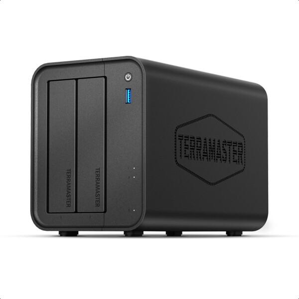 TERRAMASTER NASキット 2ベイ F2-425 デスクトップ Intel N5095 クアッドコアCPU 4GB DDR4 RAM、2.5GbE、USBポート 2 * 10Gbps 1 * 5Gbps、個人、ホーム向けネットワークストレージ「HDD付属なし」
