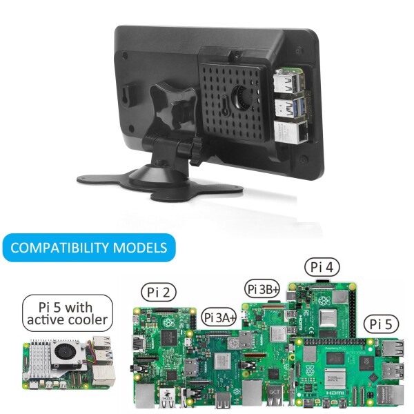 OSOYOO PiStudioケースと7インチIPS DSI V4.0タッチスクリーン ： Raspberry Pi 用プロジェクトの総合的なタッチスクリーンソリューション_5