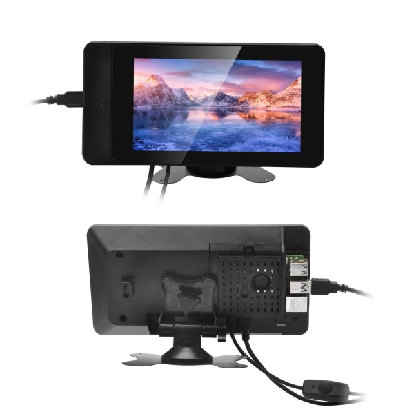 OSOYOO PiStudioケースと7インチIPS DSI V4.0タッチスクリーン ： Raspberry Pi 用プロジェクトの総合的なタッチスクリーンソリューション_8
