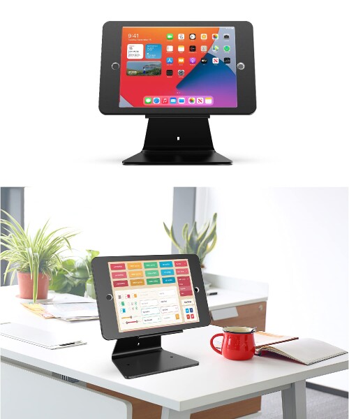 DDSHOW (ディーディーショウ) 卓上用 盗難防止 セキュリティ キオスクスタンド ホルダー ケース iPad 10.2インチ(第9世代 2021年/第8世代 2020年/第7世代 2019年)用 ロック付き キー付き フリップ_4