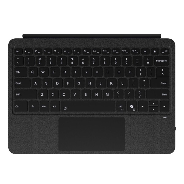 Surface Pro 12インチ (第12世代/2025年) 用 キーボード ワイヤレス サーフェス タブレットのキーボード タッチパッド付き 7色バックライト Typ-C充電式 軽量 薄型 カバー兼用 磁気吸着 分離使用