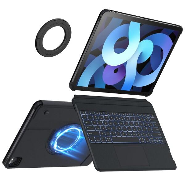 Nillkin キーボード iPad A16/10世代 10.9/11インチ Bluetooth ipad Air/pro 11インチ通用（Air 5/4世代M3/M2、Pro1〜4世代）タブレット用 マジックキーボード 超高精度タッチパッド搭載 usb-c充電 多角度調