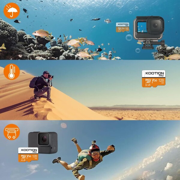 KOOTION microSD カード 64GB 5個セット TFカード SDアダプター付 Class10 UHS-Iメモリカード SDXC マイクロSDカード U3,A1,V30超高速転送スマートフォン ドライブレコーダー デジカメ ターブレッド PC_6