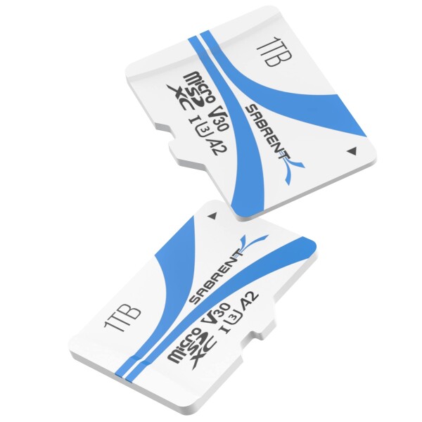 SABRENT MICRO SDカード 1TB X2, まいくろSDXC カード V30、メモリーカード、UHS-IIメモリーカード、PS5・PS4・Macbookその他のデバイスで最大 100MB/s秒の高速転送（SD-MQ30-1TBX2)