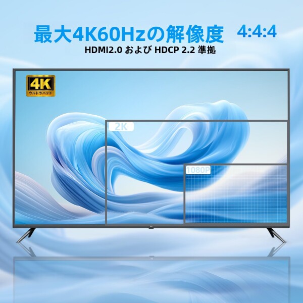 Bytecc KVM スイッチ 2 台のモニター、2 台のコンピューター、2 入力 2 出力、8k HDMI スイッチ、USB 3.0 ジャック付き、キーボードとマウスのセットを 2 台のコンピューターで共有、Windows/Mac/Lin_2