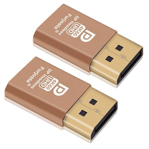 ブルーライト付きPC 4K DisplayPort仮想ディスプレイエミュレーター、ヘッドレスモードに対応、1080@120Hzから4096x2160@60Hzまで対応、PCおよびMacに対応-2