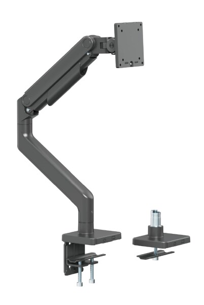 Alterzone シングルモニターアーム 17~49インチ対応 高耐荷20kg メカニカルスプリング式 ブラック ALZARMMTUM-G