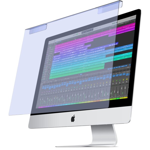 YMYWorld iMac 27インチ 対応 ブルーライトカット フィルター 液晶保護 プロテクター ブルテクター
