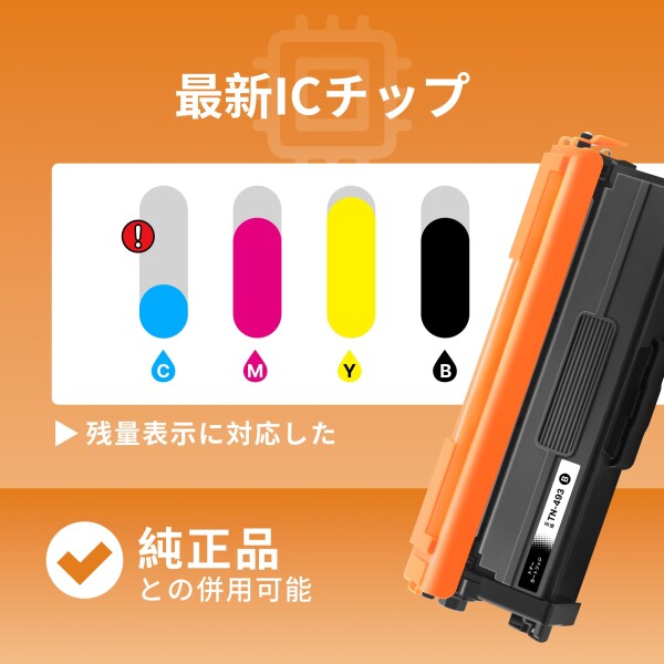 TN-493 トナーカートリッジ ブラザー 用 トナー TN-491 TN491 4色セット Brother 用 トナー 493 491 大容量タイプ HL-L8360CDW HL-L9310CDW MFC-L8610CDW MFC-L9570CDW プリンタートナー_3