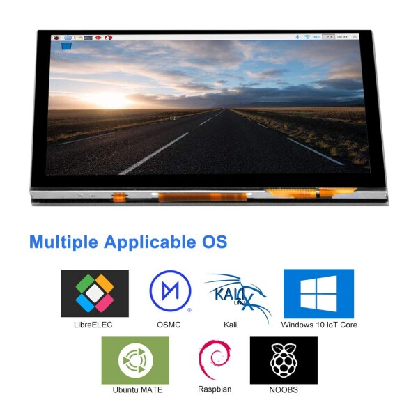OSOYOO 5インチTFT タッチスクリーン DSIコネクタ LCDディスプレイモニター 800×480解像度 ラズベリーパイ2 3 3 4 B+ raspberry pi 5 用 日本語説明書付き_3