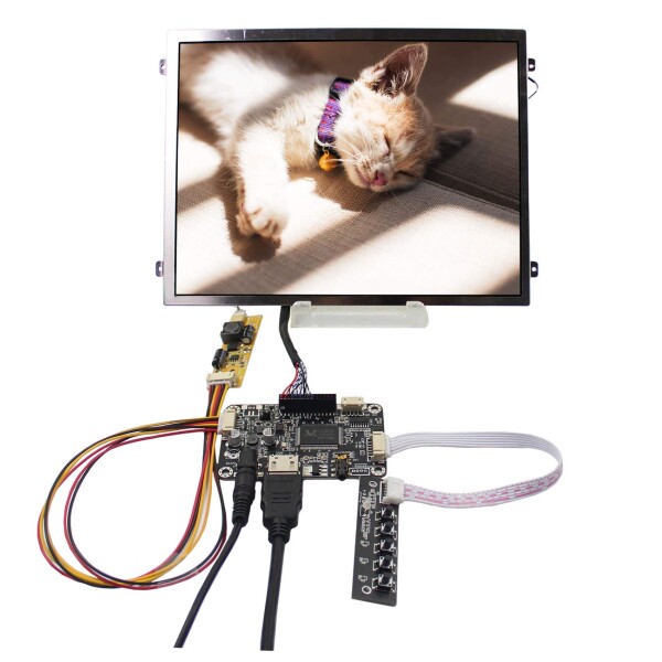 VSDISPLAY HD Audio LCDコントローラー 10.4インチ lvds 30pin 解像度 1024x768 IPS液晶パネル