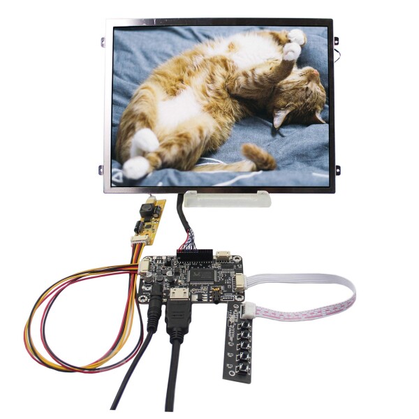 VSDISPLAY HD Audio LCDコントローラー 10.4インチ lvds 30pin 解像度 1024x768 IPS液晶パネル_1
