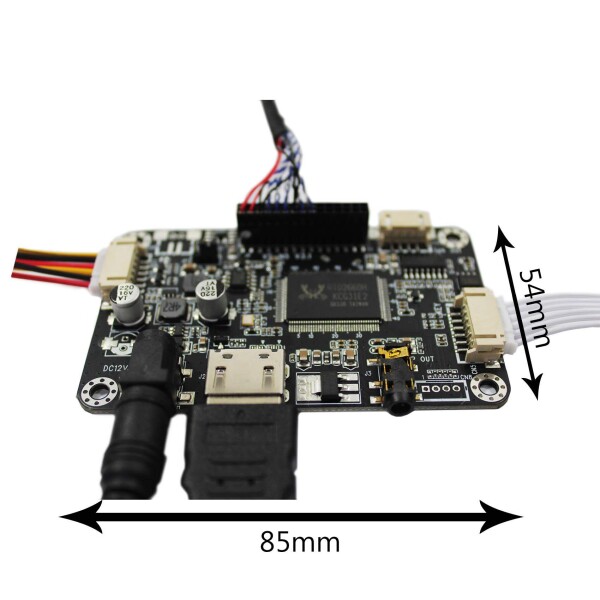 VSDISPLAY HD Audio LCDコントローラー 10.4インチ lvds 30pin 解像度 1024x768 IPS液晶パネル_2