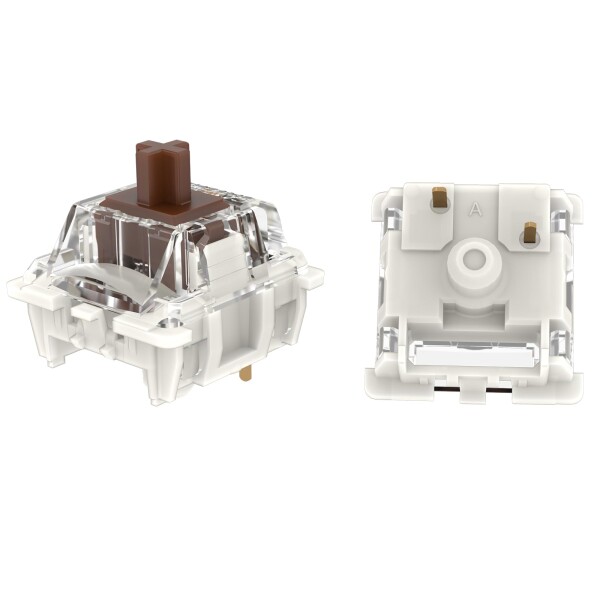 Gateron Pro Switch G PRO Brown 3.0,3ピン プレ潤滑 RGB イエロー レッド ブラウン 互換 MX メカニカルキーボード (108個 ブラウン)_6