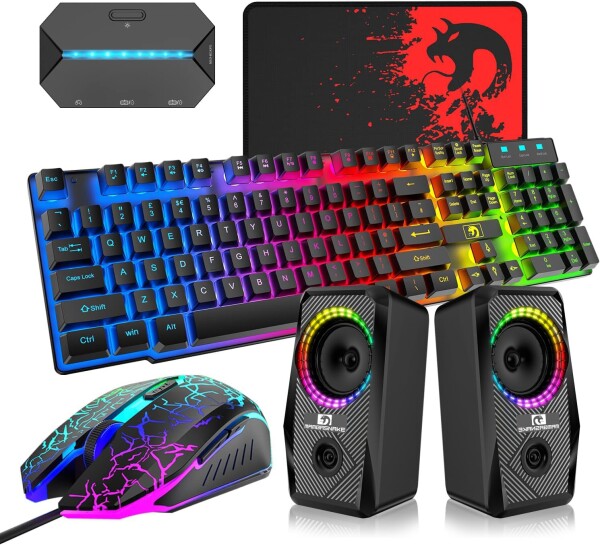 Mamba snakeゲーミングキーボードマウススピーカーコンバーターセット